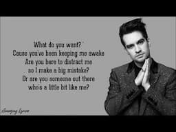 Panic! At The Disco  -  Into The Unknown Lyrics