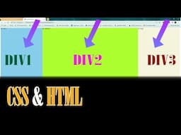 Aligning Divs Side by Side CSS & HTML tutorial